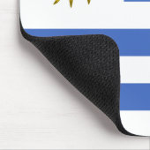 Uruguay Flag Mousepad (Ecke)
