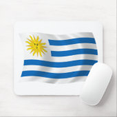 Uruguay Flag Mousepad (Mit Mouse)