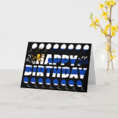 Uruguay Flag Patriotic Geburtstag Karte (Gelbe Blume)