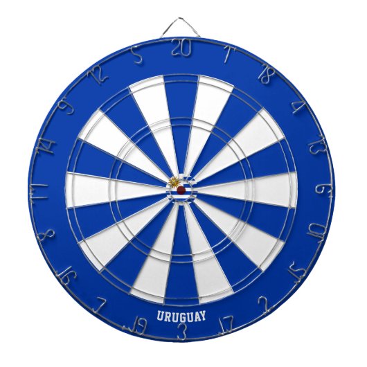 Uruguay Flag Patriot's Bullseye Dartscheibe (vorne)