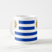 "Uruguay Flag Tasse - Helle nationale Prix-Keramik (Vorderseite Links)