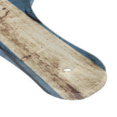 Uruguay-Flagge auf altem hölzernem Korn Schneidebrett (Ecke)