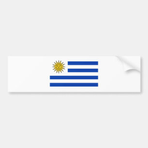 Uruguay-Flagge Autoaufkleber