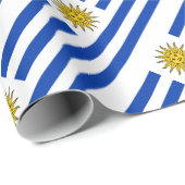 Uruguay Flagge Banda Oriental Geschenkpapier (Rolleneckpunkt)