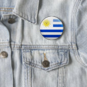 Uruguay-Flagge Button (Beispiel)