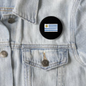 Uruguay-Flagge Button (Beispiel)