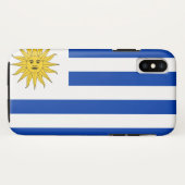 Uruguay-Flagge Case-Mate iPhone Hülle (Rückseite (Horizontal))
