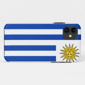 Uruguay-Flagge Case-Mate iPhone Hülle (Rückseite (Horizontal))