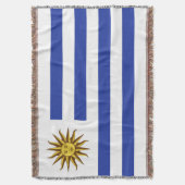 Uruguay-Flagge Decke (Vorderseite Vertikal)