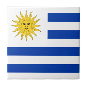 Uruguay-Flagge Fliese