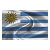 Uruguay-Flagge Fotodruck (Vorne)