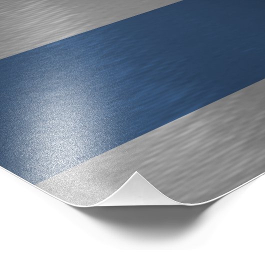 Uruguay-Flagge Fotodruck (Ecke)