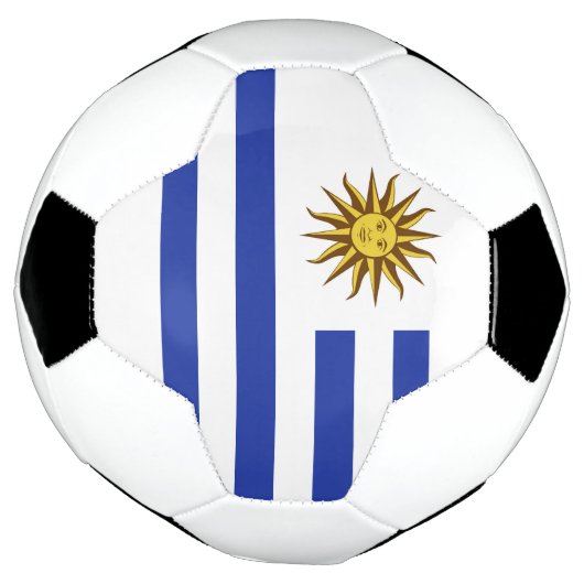 Uruguay-Flagge Fußball (Gedreht)