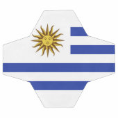 Uruguay-Flagge Fußball (Flach)