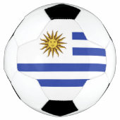 Uruguay-Flagge Fußball (Vorderseite)
