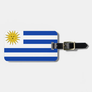 Uruguay-Flagge Gepäckanhänger
