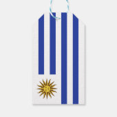 Uruguay-Flagge Geschenkanhänger (Rückseite)