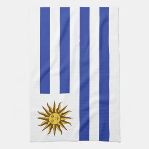 Uruguay-Flagge Geschirrtuch
