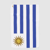 Uruguay-Flagge Golfhandtuch (Vorderseite)