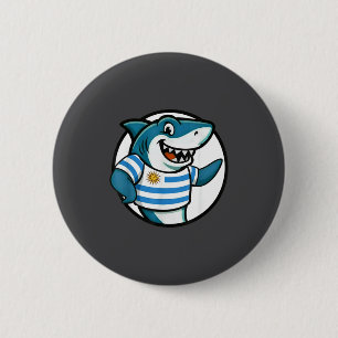 Uruguay-Flagge-Hai Lustiger Uruguayer  Button