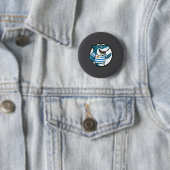 Uruguay-Flagge-Hai Lustiger Uruguayer  Button (Beispiel)