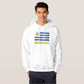 Uruguay-Flagge Hoodie (Vorne ganz)