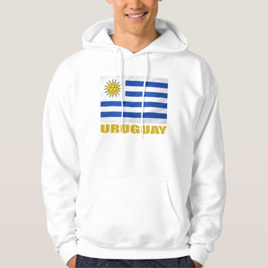 Uruguay-Flagge Hoodie (Vorderseite)