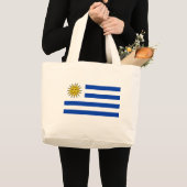 Uruguay-Flagge Jumbo Stoffbeutel (Vorderseite (Produkt))