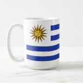Uruguay-Flagge Kaffeetasse (Links)