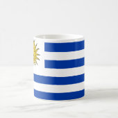 Uruguay-Flagge Kaffeetasse (Mittel)