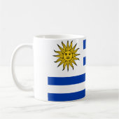 Uruguay-Flagge Kaffeetasse (Links)