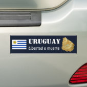 Uruguay-Flagge + Karten-Autoaufkleber Autoaufkleber (Auf Auto)