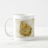 Uruguay-Flagge + Karten-Tasse Kaffeetasse (Links)