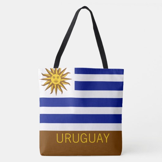 Uruguay-Flagge Land - Reisegepäck Tasche (Vorderseite)