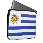 Uruguay-Flagge Laptopschutzhülle (Vorne Rechts)