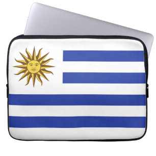 Uruguay-Flagge Laptopschutzhülle