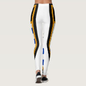 Uruguay-Flagge Leggings (Rückseite)