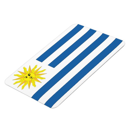 Uruguay-Flagge Magnet (Linke Seite)