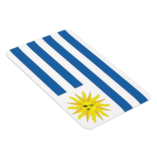 Uruguay-Flagge Magnet (Rechte Seite)