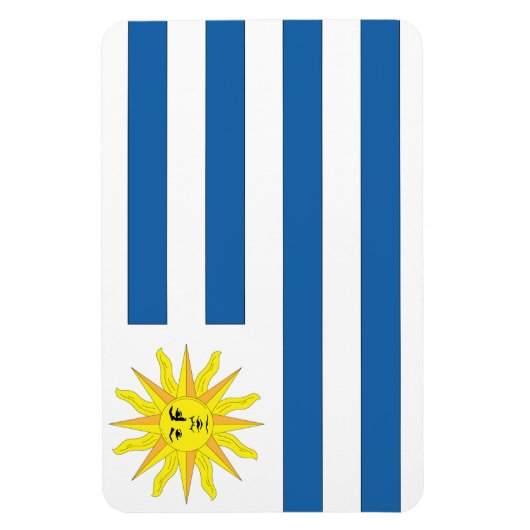 Uruguay-Flagge Magnet (Vertikal)