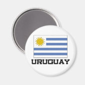 Uruguay-Flagge Magnet (Vorderseite/Rückseite)