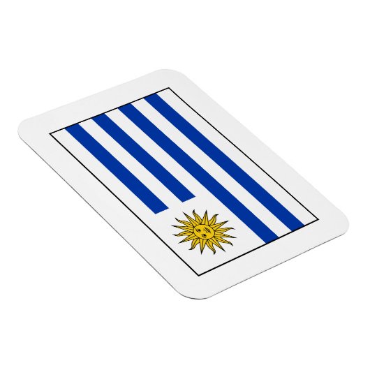 Uruguay - Flagge Magnet (Rechte Seite)