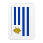 Uruguay - Flagge Magnet (Vertikal)