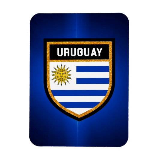 Uruguay-Flagge Magnet (Vertikal)