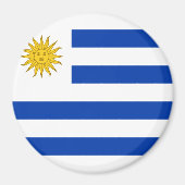 Uruguay-Flagge Magnet (Vorne)