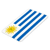 Uruguay-Flagge Magnet (Linke Seite)
