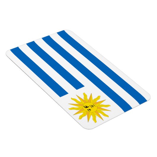 Uruguay-Flagge Magnet (Rechte Seite)