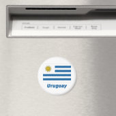 Uruguay-Flagge mit Name Magnet (In Situ (Geschirrspüler))