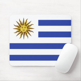 Uruguay-Flagge Mousepad