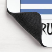 Uruguay-Flagge Mousepad (Ecke)